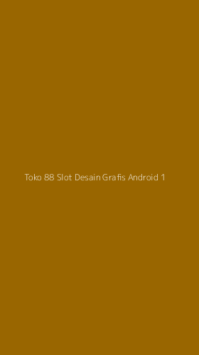 Tampilan Antarmuka Aplikasi Toko 88 Slot Desain Grafis Android - 1