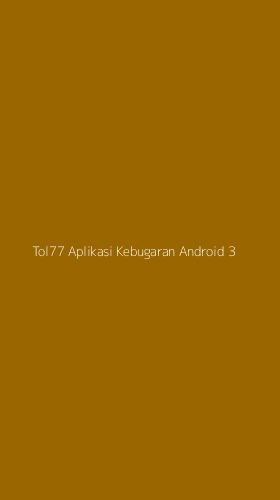 Tampilan Antarmuka Aplikasi Tol77 Aplikasi Kebugaran Android - 3