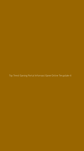 Tampilan Antarmuka Aplikasi Top Trend Gaming Portal Informasi Game Online Terupdate - 4