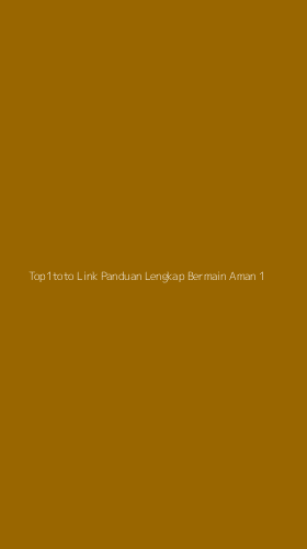 Tampilan Antarmuka Aplikasi Top1toto Link Panduan Lengkap Bermain Aman - 1