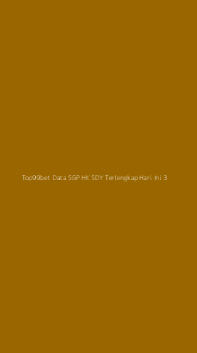 Tampilan Antarmuka Aplikasi Top99bet Data Sgp Hk Sdy Terlengkap Hari Ini - 3