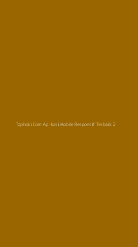 Tampilan Antarmuka Aplikasi Tophoki Com Aplikasi Mobile Responsif Terbaik - 2