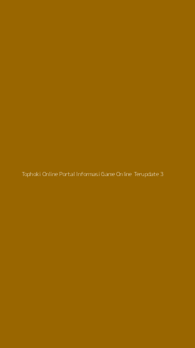 Tampilan Antarmuka Aplikasi Tophoki Online Portal Informasi Game Online Terupdate - 3