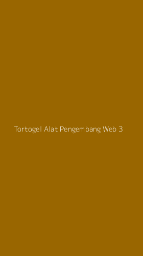 Tampilan Antarmuka Aplikasi Tortogel Alat Pengembang Web - 3