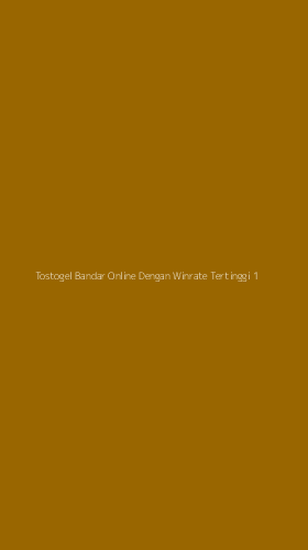 Tampilan Antarmuka Aplikasi Tostogel Bandar Online Dengan Winrate Tertinggi - 1