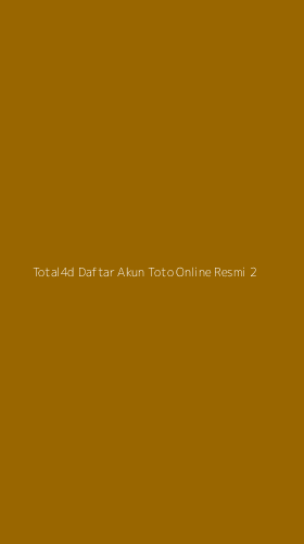 Tampilan Antarmuka Aplikasi Total4d Daftar Akun Toto Online Resmi - 2
