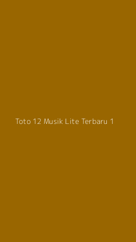 Tampilan Antarmuka Aplikasi Toto 12 Musik Lite Terbaru - 1