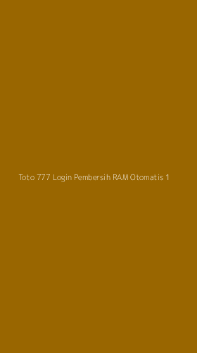Tampilan Antarmuka Aplikasi Toto 777 Login Pembersih Ram Otomatis - 1