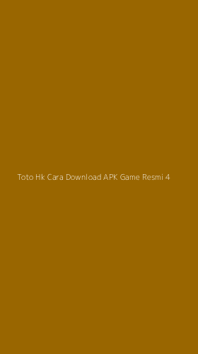 Tampilan Antarmuka Aplikasi Toto Hk Cara Download Apk Game Resmi - 4