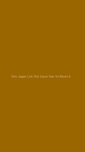 Tampilan Antarmuka Aplikasi Toto Japan Link Slot Gacor Hari Ini Resmi - 4