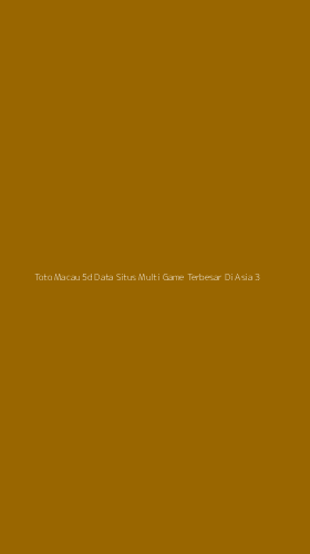 Tampilan Antarmuka Aplikasi Toto Macau 5d Data Situs Multi Game Terbesar Di Asia - 3