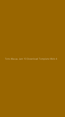 Tampilan Antarmuka Aplikasi Toto Macau Jam 10 Download Template Web - 4