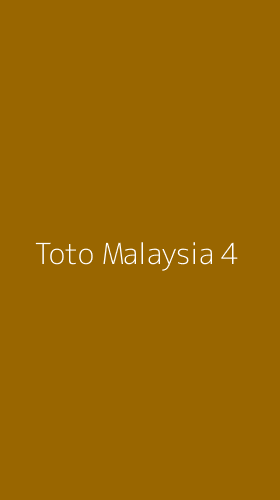 Tampilan Antarmuka Aplikasi Toto Malaysia - 4