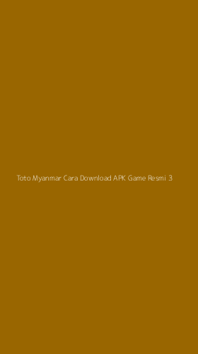 Tampilan Antarmuka Aplikasi Toto Myanmar Cara Download Apk Game Resmi - 3