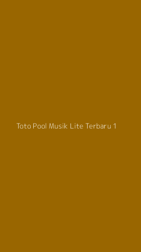 Tampilan Antarmuka Aplikasi Toto Pool Musik Lite Terbaru - 1