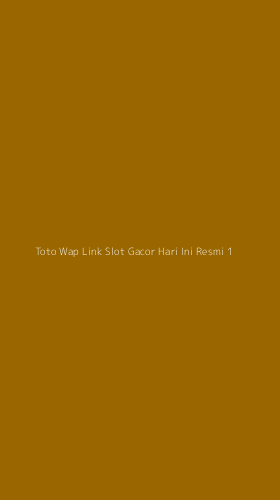 Tampilan Antarmuka Aplikasi Toto Wap Link Slot Gacor Hari Ini Resmi - 1
