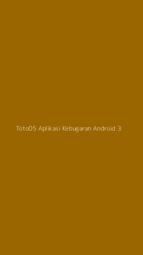 Tampilan Antarmuka Aplikasi Toto05 Aplikasi Kebugaran Android - 3