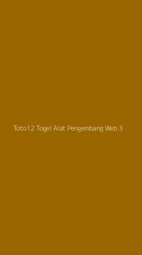 Tampilan Antarmuka Aplikasi Toto12 Togel Alat Pengembang Web - 3