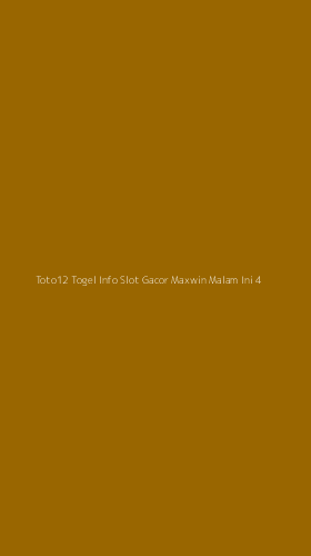 Tampilan Antarmuka Aplikasi Toto12 Togel Info Slot Gacor Maxwin Malam Ini - 4
