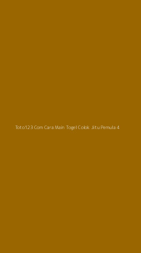 Tampilan Antarmuka Aplikasi Toto123 Com Cara Main Togel Colok Jitu Pemula - 4