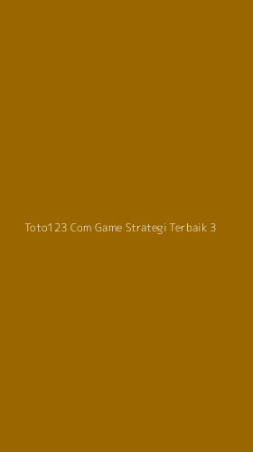 Tampilan Antarmuka Aplikasi Toto123 Com Game Strategi Terbaik - 3