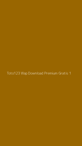 Tampilan Antarmuka Aplikasi Toto123 Wap Download Premium Gratis - 1