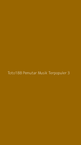 Tampilan Antarmuka Aplikasi Toto188 Pemutar Musik Terpopuler - 3