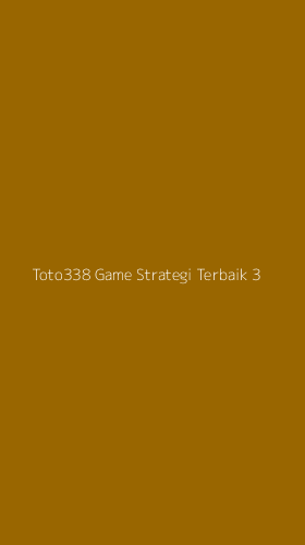 Tampilan Antarmuka Aplikasi Toto338 Game Strategi Terbaik - 3