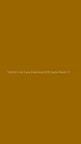 Tampilan Antarmuka Aplikasi Toto5d Link Cara Download Apk Game Resmi - 3