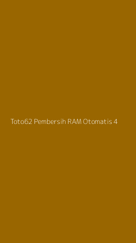 Tampilan Antarmuka Aplikasi Toto62 Pembersih Ram Otomatis - 4
