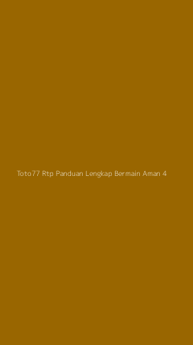 Tampilan Antarmuka Aplikasi Toto77 Rtp Panduan Lengkap Bermain Aman - 4