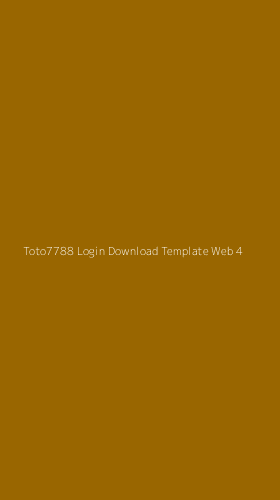 Tampilan Antarmuka Aplikasi Toto7788 Login Download Template Web - 4