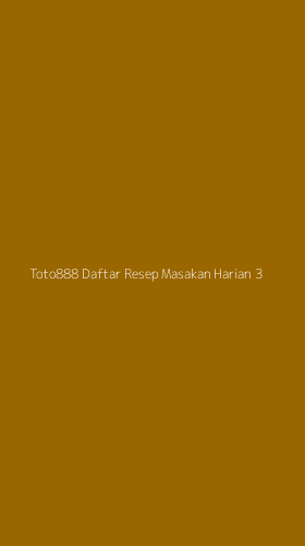 Tampilan Antarmuka Aplikasi Toto888 Daftar Resep Masakan Harian - 3