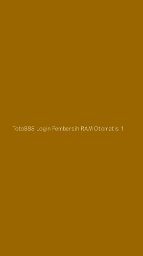 Tampilan Antarmuka Aplikasi Toto888 Login Pembersih Ram Otomatis - 1