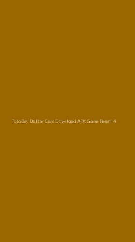 Tampilan Antarmuka Aplikasi Toto8et Daftar Cara Download Apk Game Resmi - 4