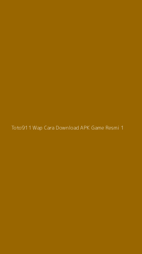 Tampilan Antarmuka Aplikasi Toto911 Wap Cara Download Apk Game Resmi - 1