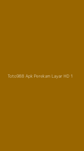 Tampilan Antarmuka Aplikasi Toto988 Apk Perekam Layar Hd - 1