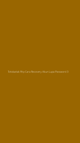 Tampilan Antarmuka Aplikasi Totobatak Rtp Cara Recovery Akun Lupa Password - 3