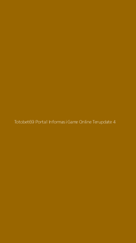 Tampilan Antarmuka Aplikasi Totobet69 Portal Informasi Game Online Terupdate - 4