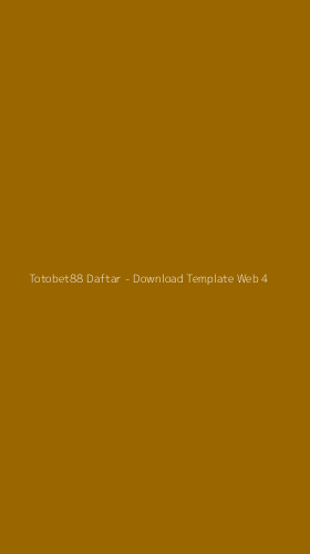 Tampilan Antarmuka Aplikasi Totobet88 Daftar - Download Template Web - 4