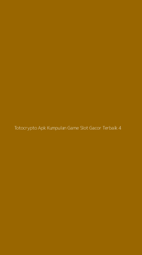 Tampilan Antarmuka Aplikasi Totocrypto Apk Kumpulan Game Slot Gacor Terbaik - 4