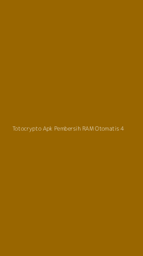Tampilan Antarmuka Aplikasi Totocrypto Apk Pembersih Ram Otomatis - 4
