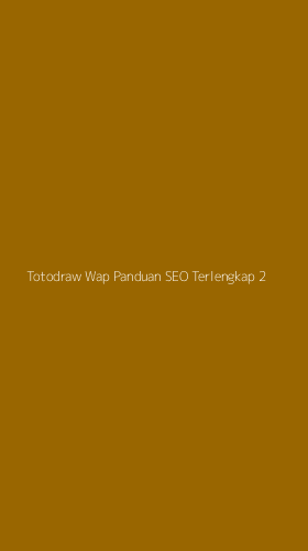 Tampilan Antarmuka Aplikasi Totodraw Wap Panduan Seo Terlengkap - 2