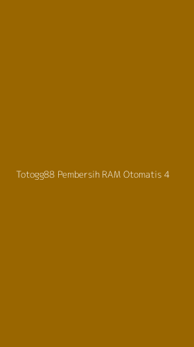 Tampilan Antarmuka Aplikasi Totogg88 Pembersih Ram Otomatis - 4