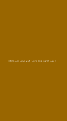 Tampilan Antarmuka Aplikasi Totohk App Situs Multi Game Terbesar Di Asia - 4