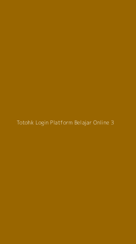 Tampilan Antarmuka Aplikasi Totohk Login Platform Belajar Online - 3