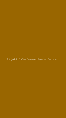 Tampilan Antarmuka Aplikasi Totojudi4d Daftar Download Premium Gratis - 4