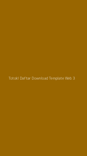 Tampilan Antarmuka Aplikasi Totokl Daftar Download Template Web - 3
