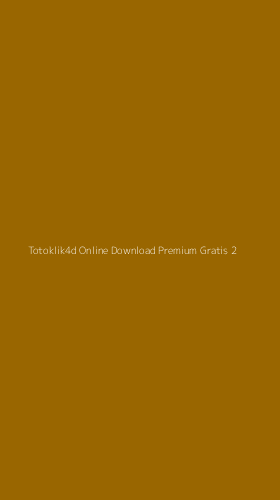 Tampilan Antarmuka Aplikasi Totoklik4d Online Download Premium Gratis - 2