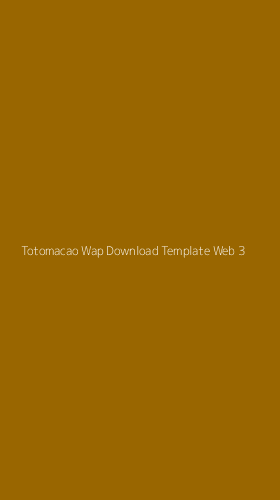 Tampilan Antarmuka Aplikasi Totomacao Wap Download Template Web - 3